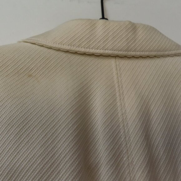 Ann Taylor Petites Light Yellow 3/4 sleeve cotton summer jacket, size 10 - Picture 12 of 14